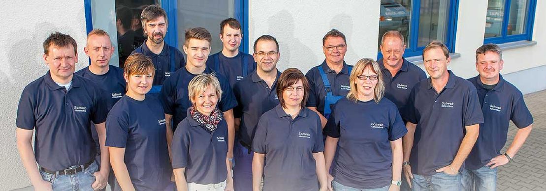 Teamfoto der SCHWAB Klimatechnik in Kölleda